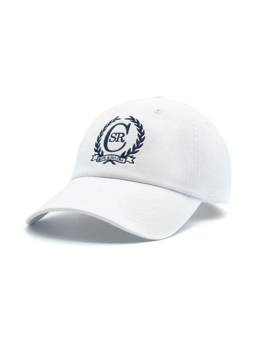 Sporty & Rich Crest-embroidered cotton cap