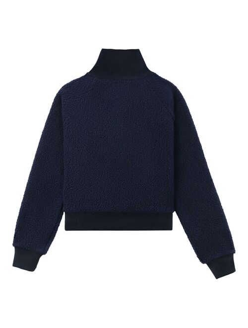 Sporty & Rich half-zip fleece sweatshirt