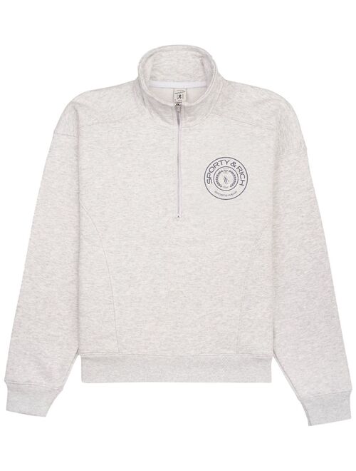 Sporty & Rich Connecticut Crest cotton sweatshirt