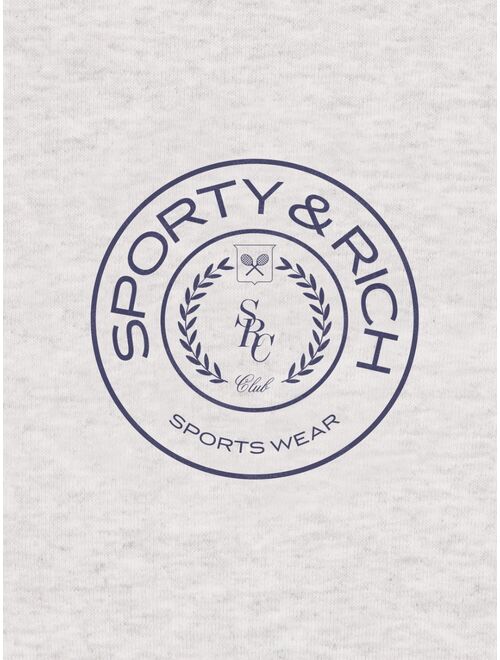Sporty & Rich Connecticut Crest cotton sweatshirt