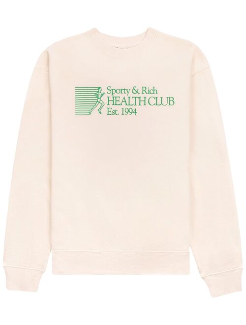 Sporty & Rich graphic-print cotton sweatshirt