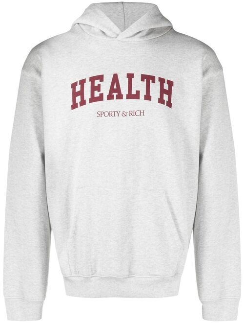 Sporty & Rich health-logo hoodie