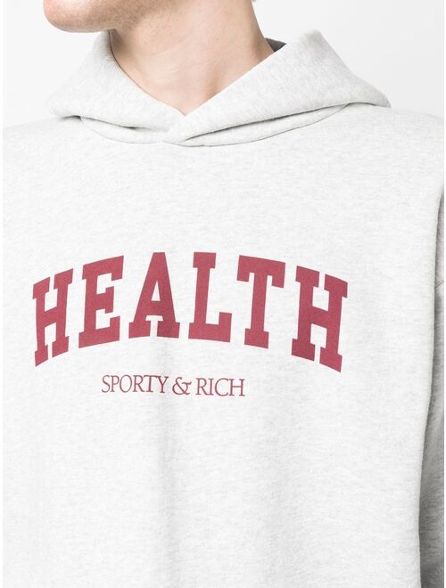 Sporty & Rich health-logo hoodie