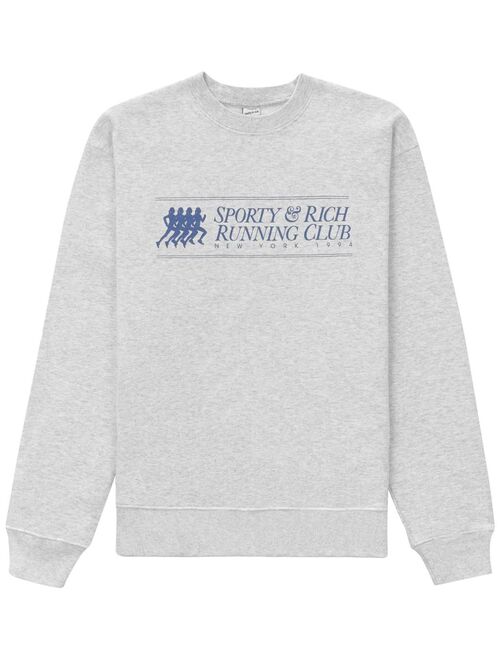 Sporty & Rich 94 Running Club logo-print sweatshirt