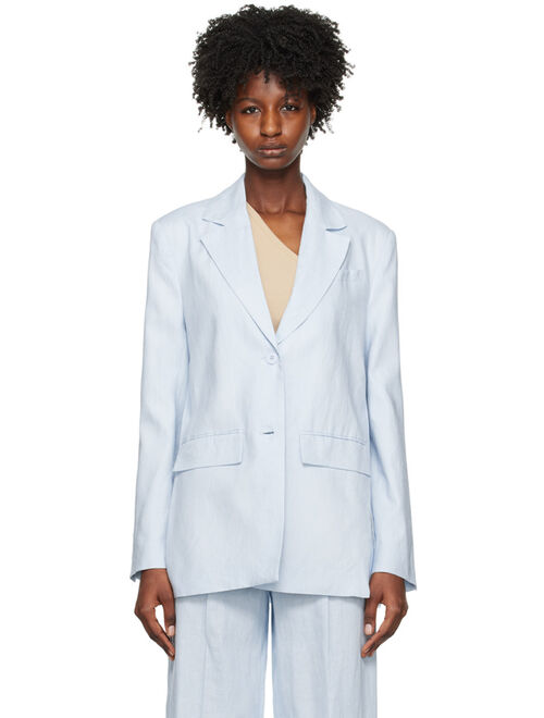 REMAIN Birger Christensen Blue Slit Blazer