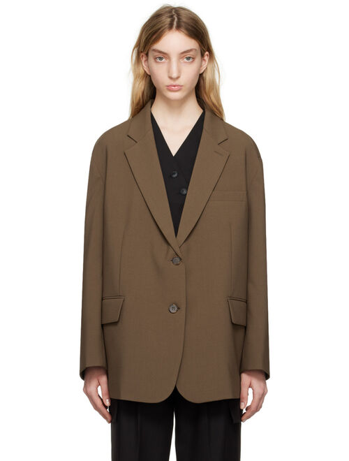 The Frankie Shop Brown Bea Blazer