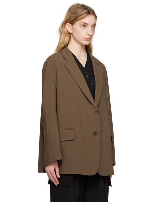 The Frankie Shop Brown Bea Blazer