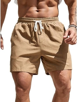 Men's Quick Dry Swim Trunks Board Shorts Bathing Suits Swimsuit Beach Shorts with Pockets