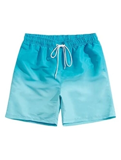 Men's Quick Dry Swim Trunks Board Shorts Bathing Suits Swimsuit Beach Shorts with Pockets