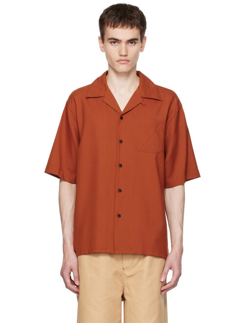 MARNI Orange Patch Shirt