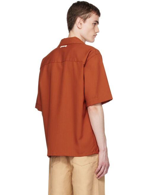 MARNI Orange Patch Shirt