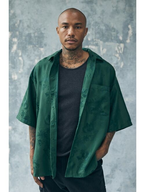 Urban outfitters Standard Cloth Caden Oversized Jacquard Shirt