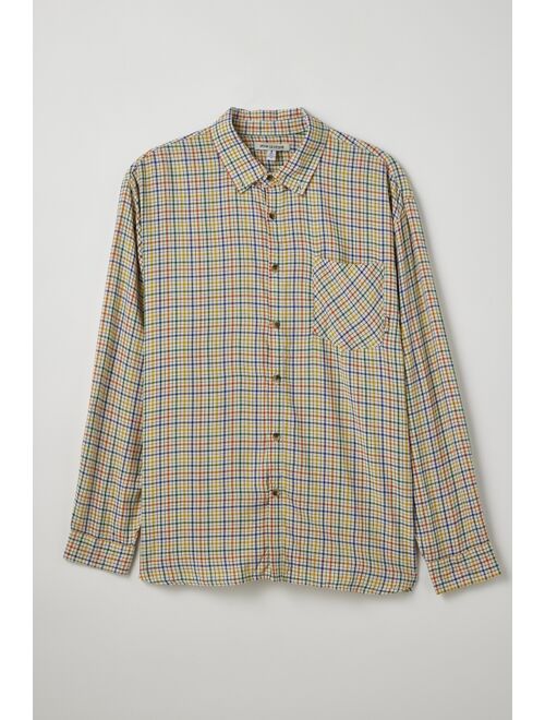 Urban Outfitters UO Corey Tattersall Dress Shirt