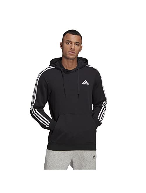 adidas Essentials French Terry 3-Stripes Pullover Hoodie