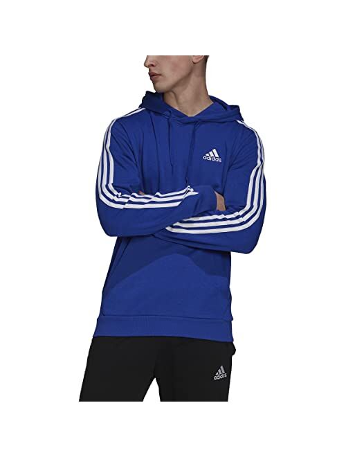 adidas Essentials French Terry 3-Stripes Pullover Hoodie