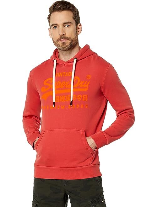 Superdry Vintage Logo Neon Hoodie