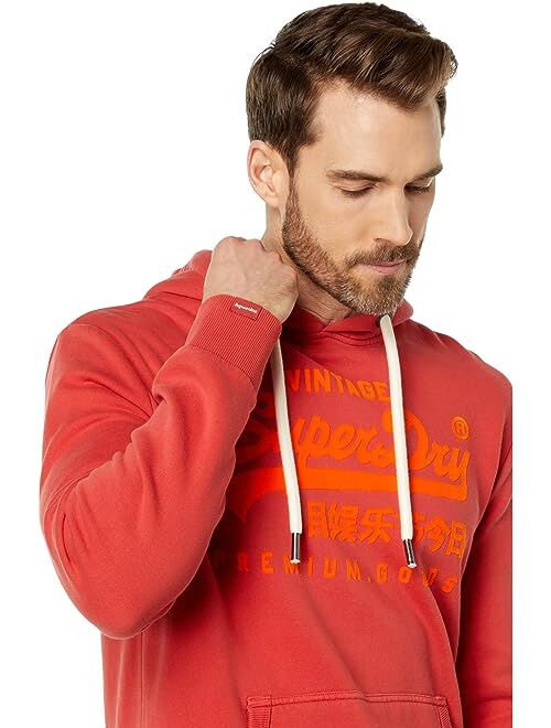 Superdry Vintage Logo Neon Hoodie