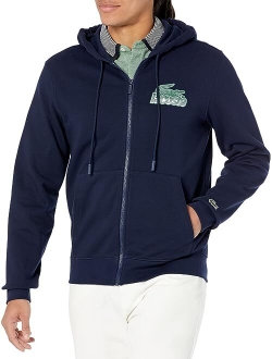 Long Sleeve Classic Fit Full Zip Graphic Hoodie