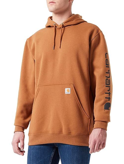 Carhartt Midweight Signature Sleeve Logo Hooded Sweatshirt