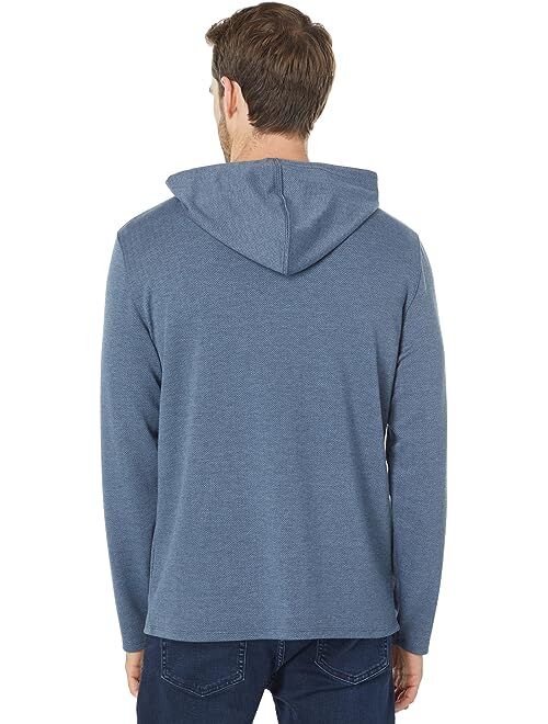 Vince Herringbone Pullover Hoodie