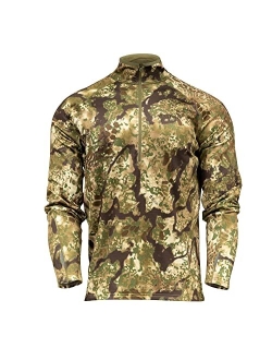 Men's Cronos Half Zip Stealthy Camo Long Sleeve Hunting Shirt