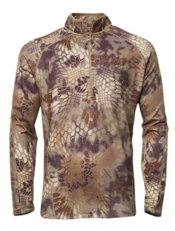 Men's Cronos Half Zip Stealthy Camo Long Sleeve Hunting Shirt