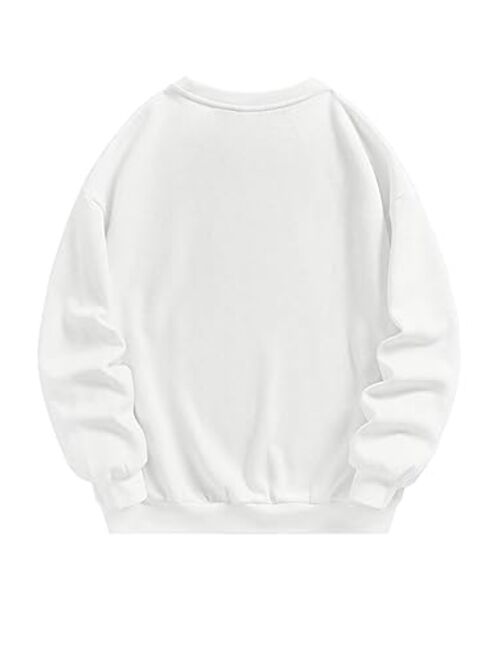 SOLY HUX Girl's Letter Print Graphic Sweatshirt Crewneck Long Sleeve Pullover Tops