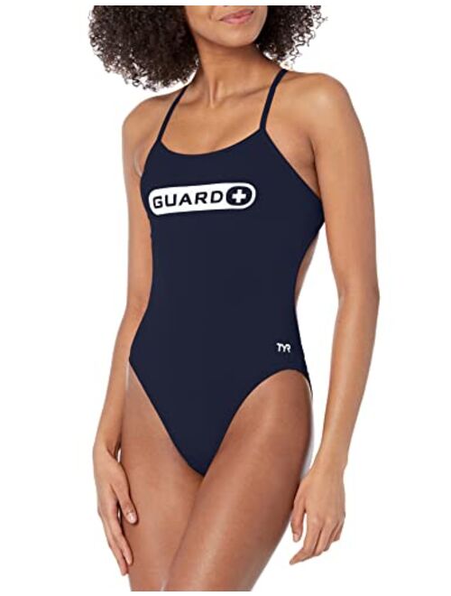 TYR Women's Standard Guard Crosscut Fit Tieback Swimsuit