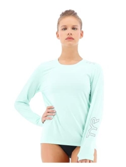 Women's Long Sleeve Sun Protection Performance T-Shirt UPF 50