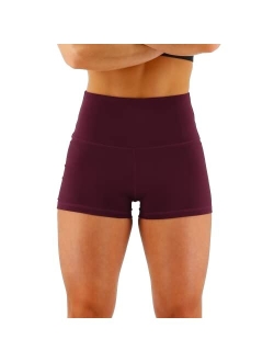 Women's High Rise Athletic Workout Short 2"