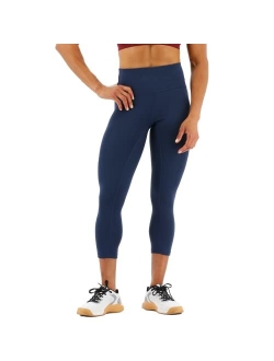 Women's High-Rise Cropped Athletic Performance Workout Leggings