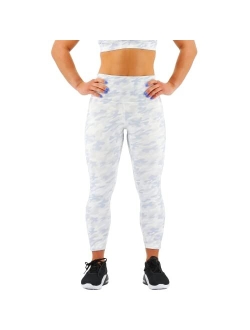 Women's High-Rise Cropped Athletic Performance Workout Leggings