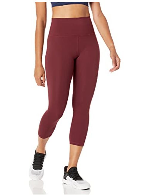 TYR Women's High-Rise Cropped Athletic Performance Workout Leggings