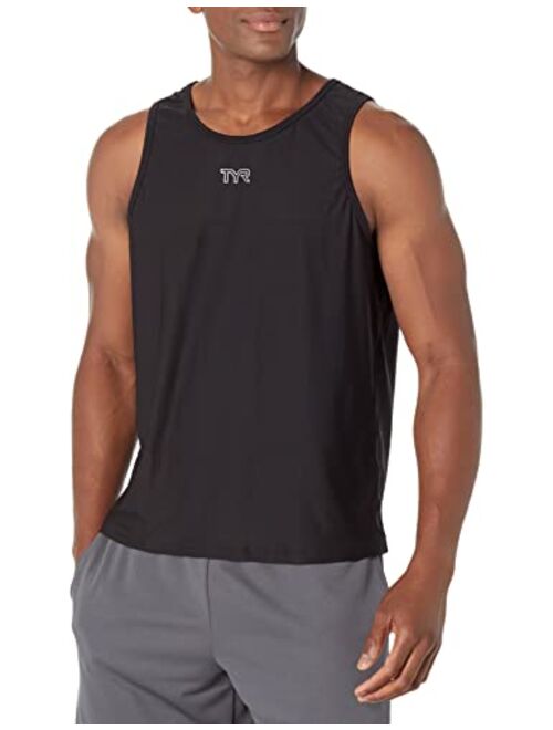 TYR Men's Athletic Performance Workout Airtec Tank Top