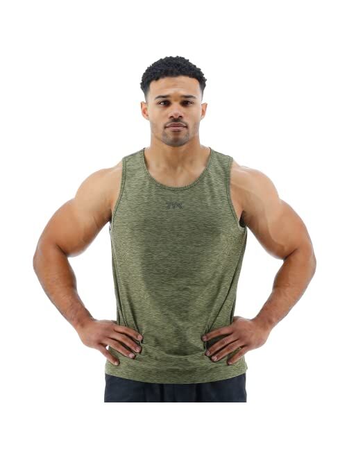 TYR Men's Athletic Performance Workout Airtec Tank Top