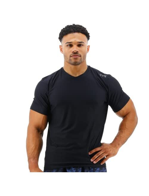 TYR Men's Athletic Performance Workout Airtec Short Sleeve Tee