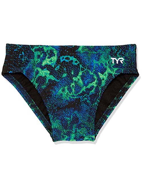 TYR Boys' Durafast Lite Racer Brief Swimsuit