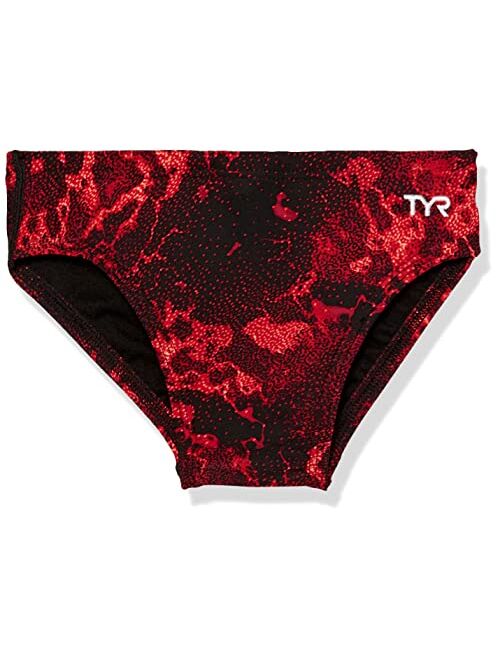 TYR Boys' Durafast Lite Racer Brief Swimsuit