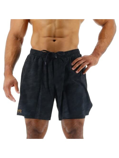 TYR Men's Athletic Performance Workout Lined Momentum Short 6"