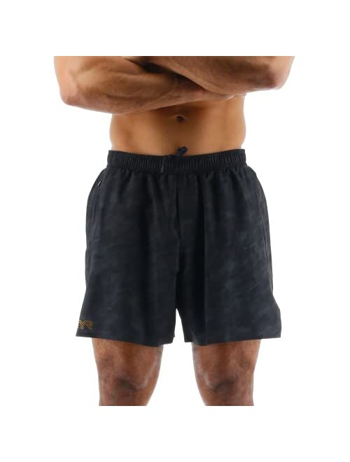 TYR Men's Athletic Performance Workout Unlined Momentum Short 6"