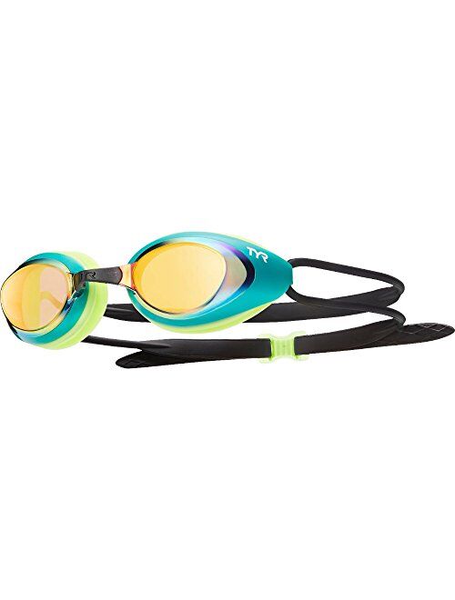 Tyr Blackhawk Mirrored Adult Fit Swim Goggles