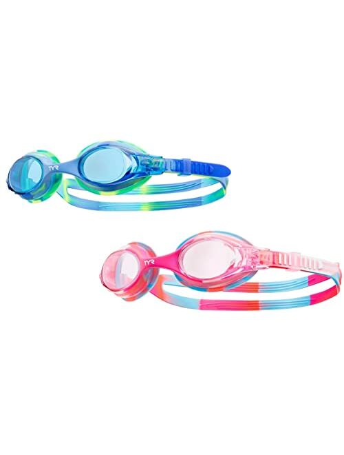 TYR Swimple Tie Dye Youth Swim Goggles