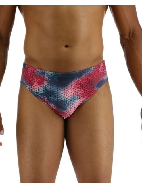 TYR Men's Durafast Elite Racer Brief Swimsuit