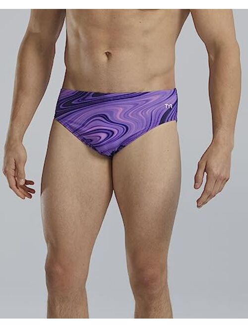 TYR Men's Durafast Elite Racer Brief Swimsuit