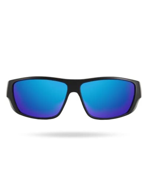 TYR Knox Wrap HTS Rectangular Polarized Sunglasses