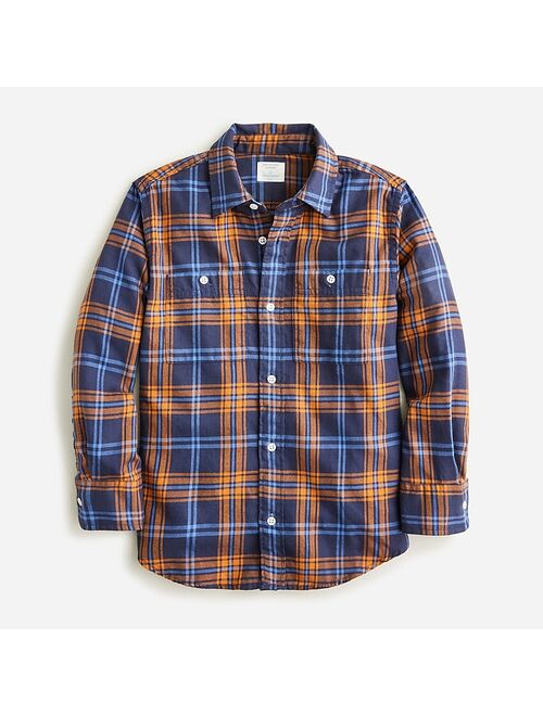 J.Crew Kids' relaxed-fit shirt in lightweight flannel