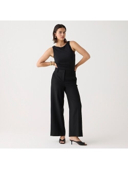 Sydney wide-leg pant in four-season stretch