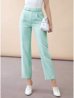 Premium Cropped Suit Pants