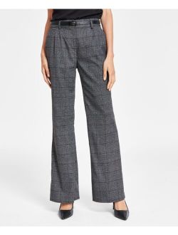 Women's Menswear-Inspired Wide-Leg Pants