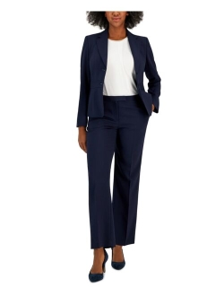 Crepe Two-Button Blazer & Pants, Regular and Petite Sizes